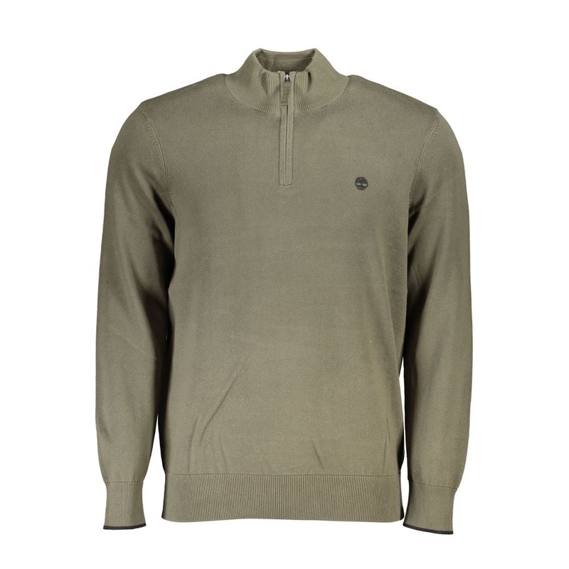 Timberland Organic Cotton Half Zip Sweater – Lush Green
