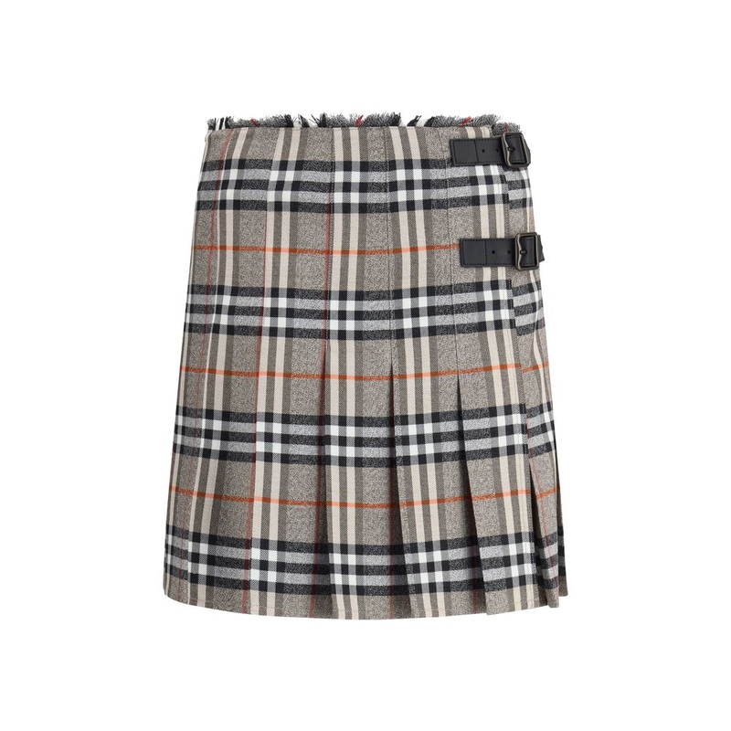 Burberry Check Archive wool Miniskirt