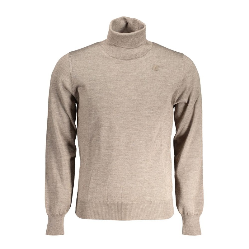 K-WAY Brown Wool Sweater|XXL