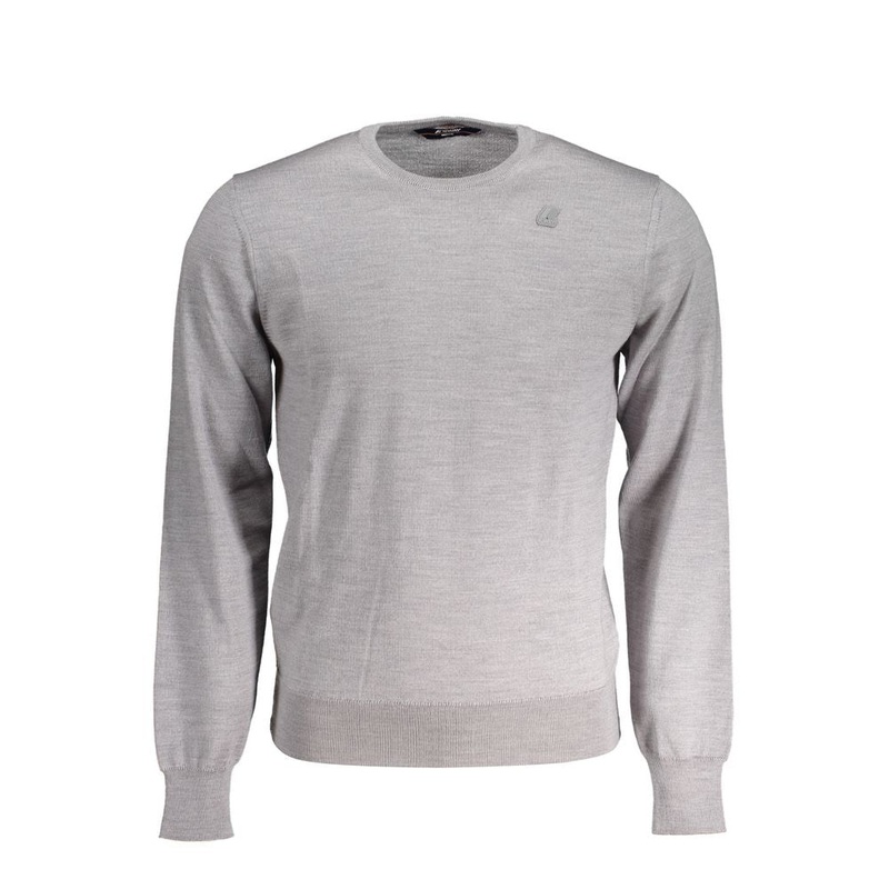 K-WAY Gray Wool Sweater|3XL