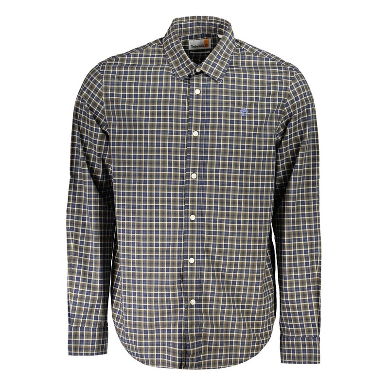 Timberland Blue Cotton Shirt|M|S