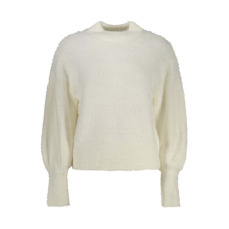 Guess Jeans White Marabou Women Sweater