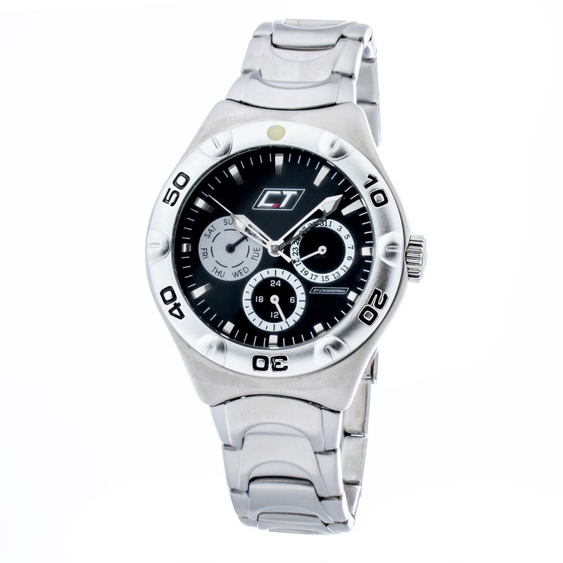 Chronotech Gray Stainless Steel Watch