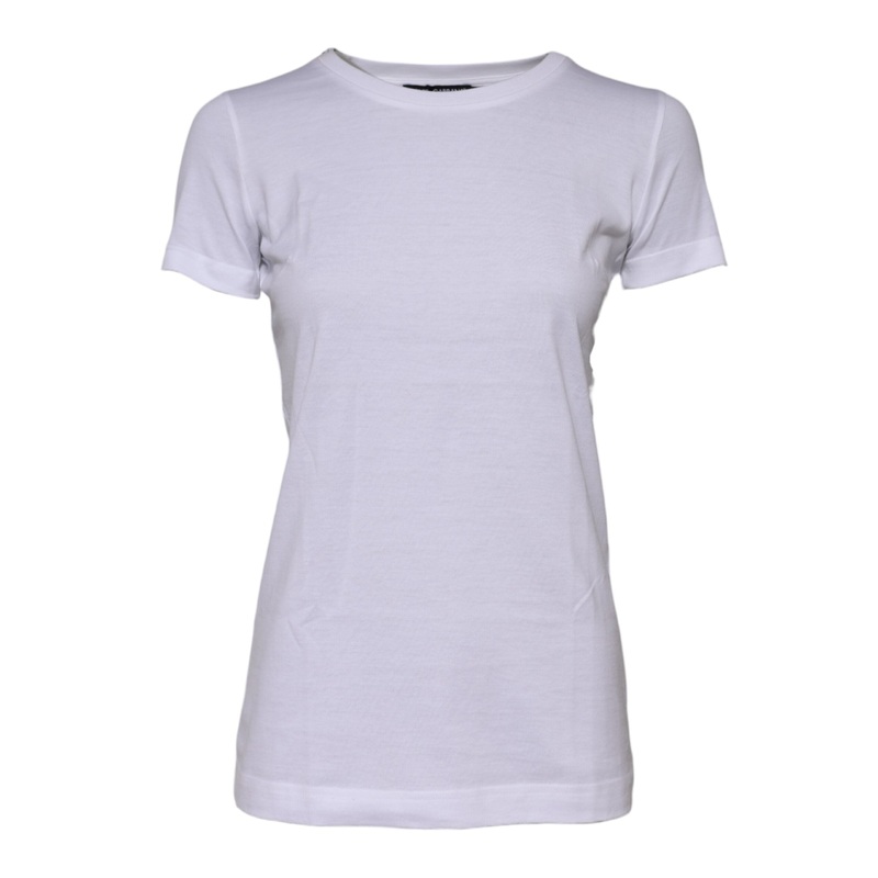 Dolce & Gabbana White Cotton Crew Neck Short Sleeves T-shirt