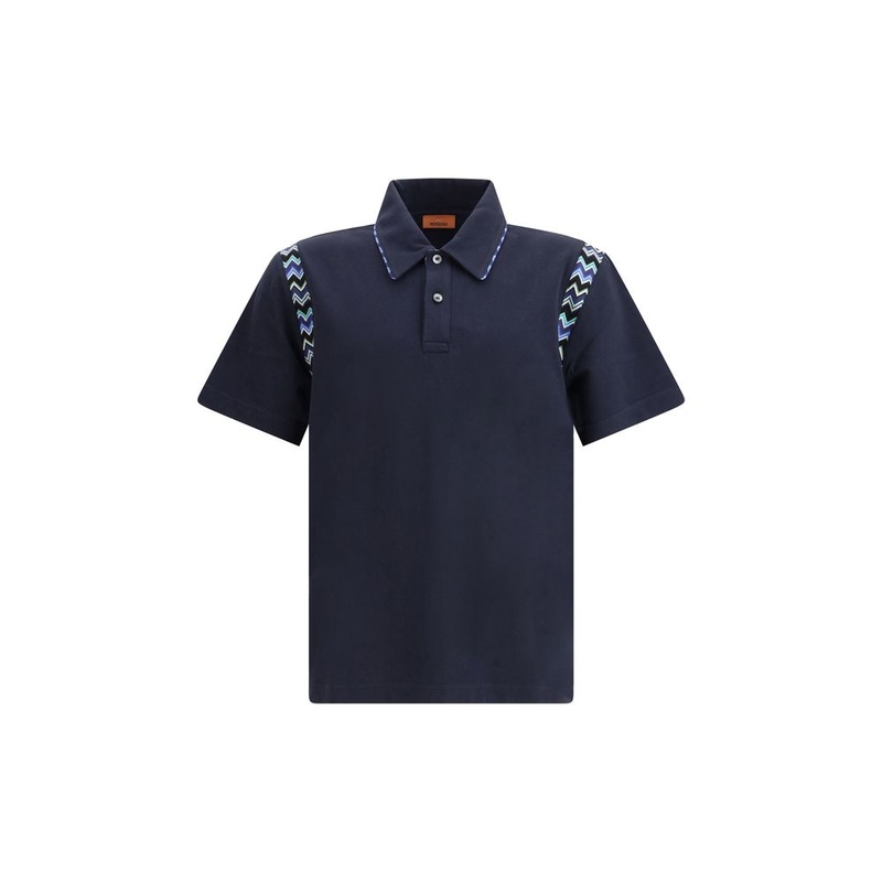 Missoni Polo Shirt with ZigZag details