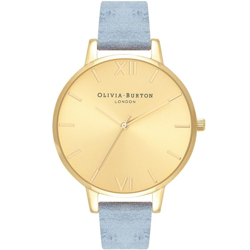 Olivia Burton Blue Artificial Leather Watch