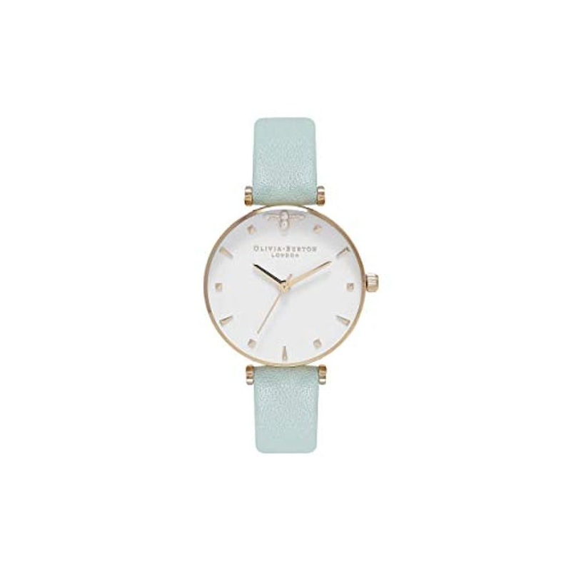 Olivia Burton Green Artificial Leather Watch