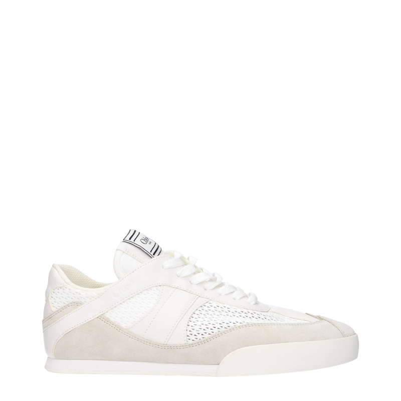 Chlo White Fabric Low Tops|EU40/US10