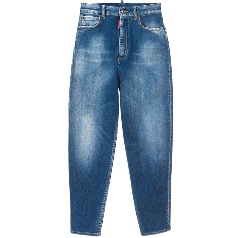 Dsquared Blue Cotton Jeans Denim