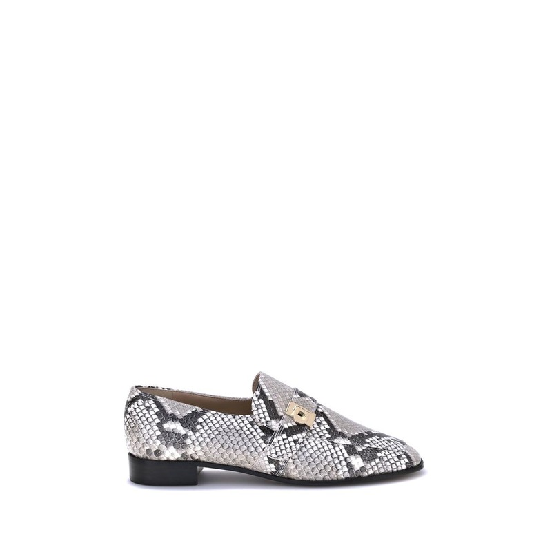 Ferragamo Python print leather Loafers