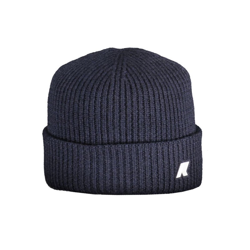 K-WAY Blue Wool Men Cap