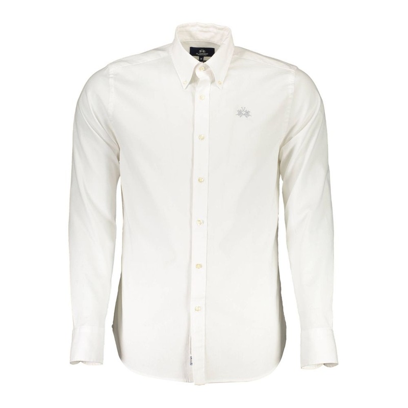 La Martina White Cotton Shirt|XXL
