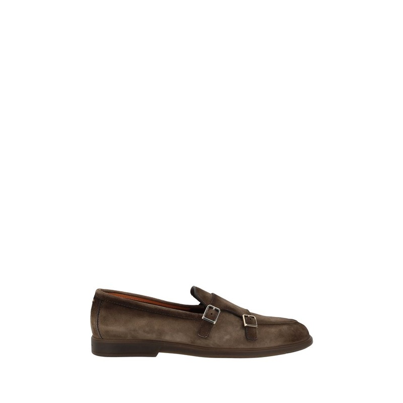 Santoni Leather Loafers|EU43/US10