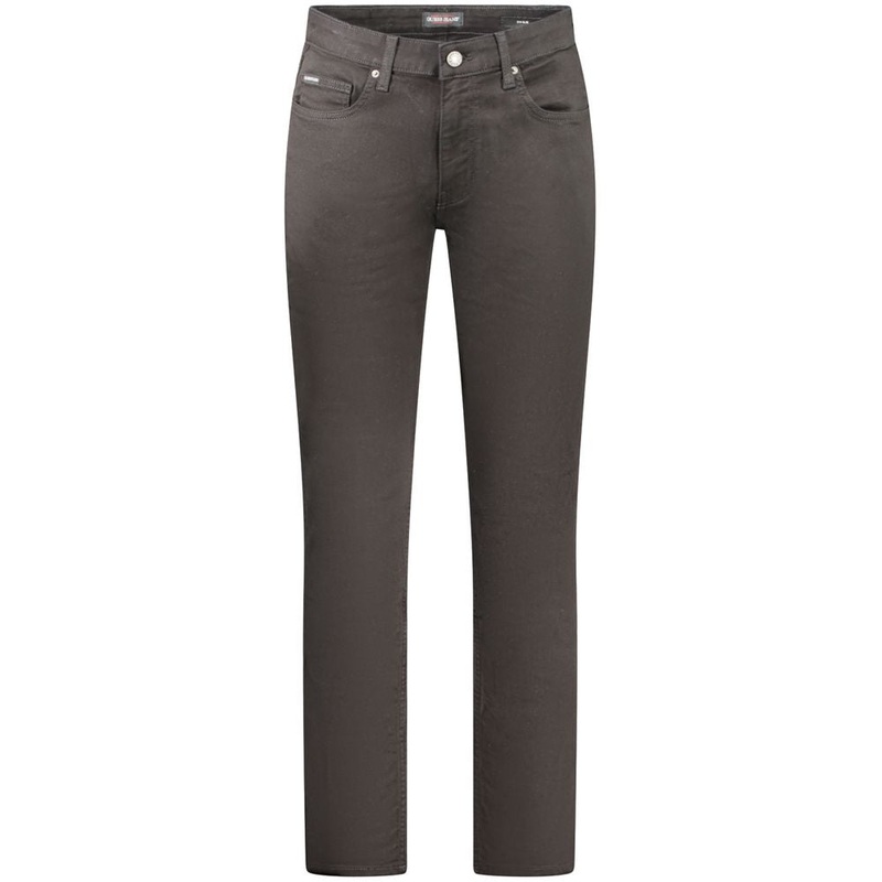 Guess Jeans Black Cotton Men Slim Jean