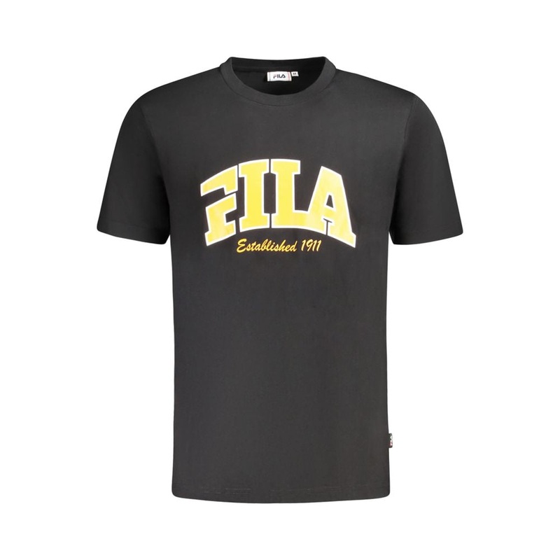 Fila Black Cotton Men T-Shirt|S|M|XL|L