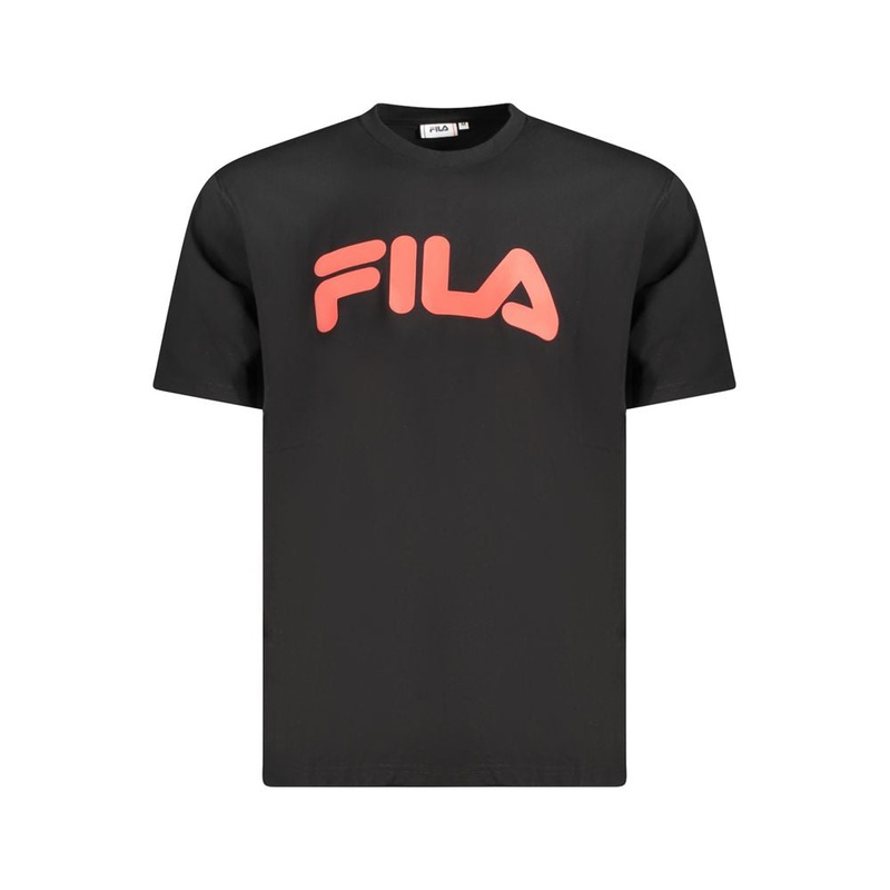 Fila Black Cotton Men T-Shirt|S|XL|M|L|XXL