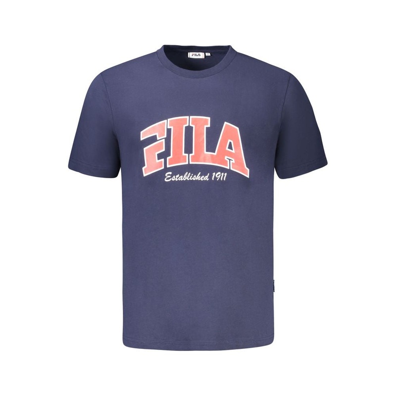 Fila Blue Cotton Men T-Shirt|S|M|XL|L