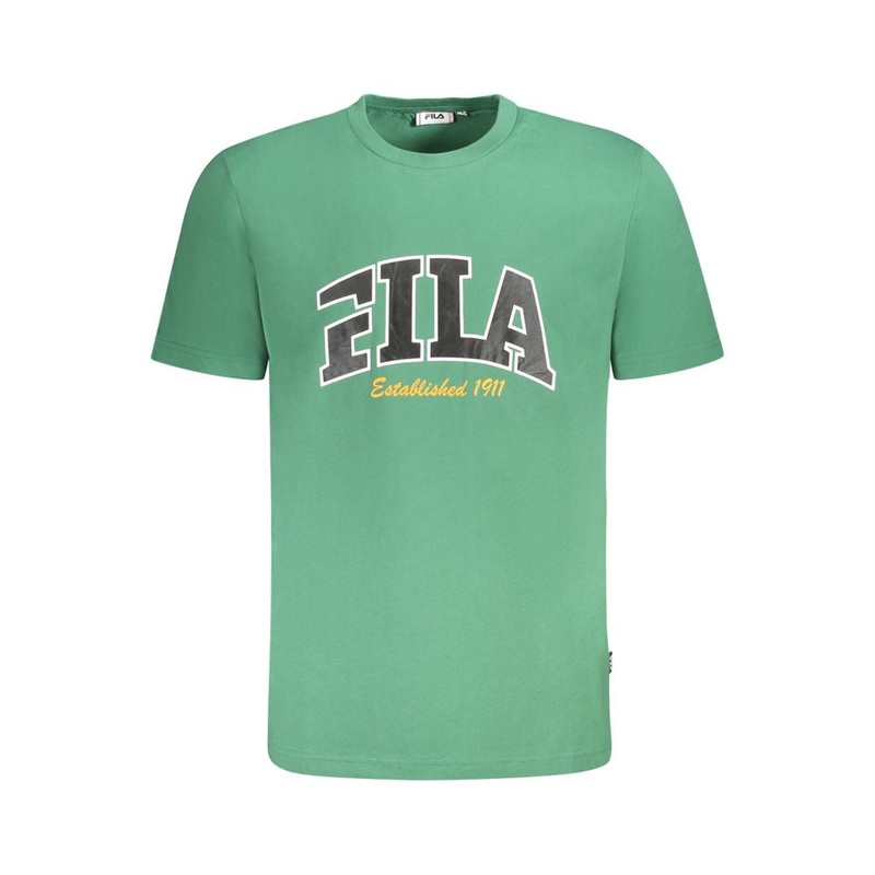 Fila Green Cotton Men T-Shirt|S|XL|M|L