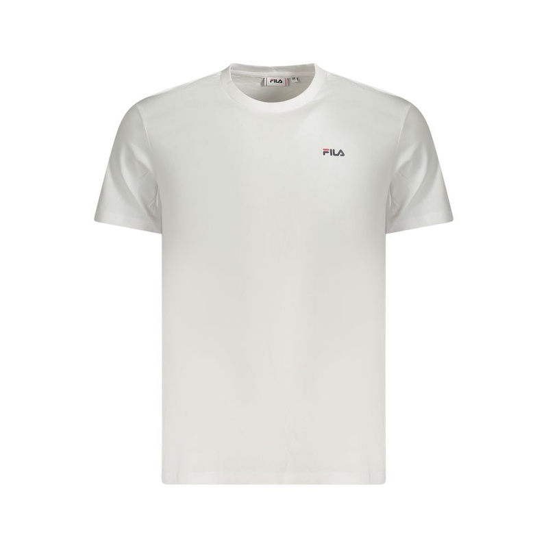 Fila White Cotton Men T-Shirt|S|M|L|XL|XXL