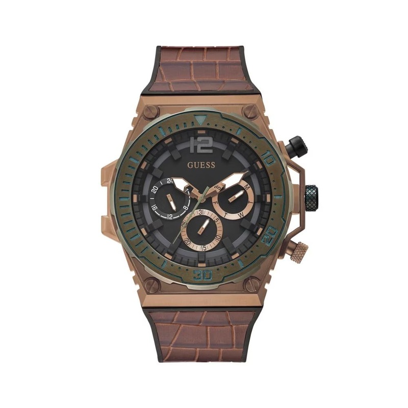 Guess Brown Synthetic Watch