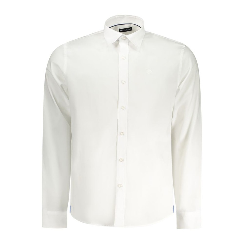 North Sails White Cotton Men Shirt