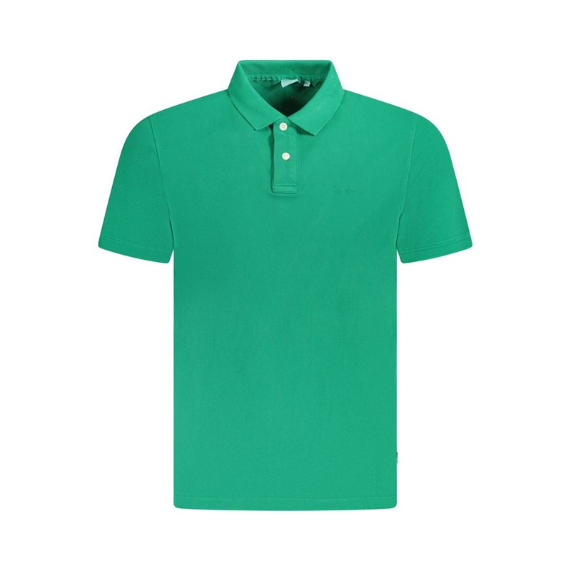 Pepe Jeans Green Cotton Polo Shirt