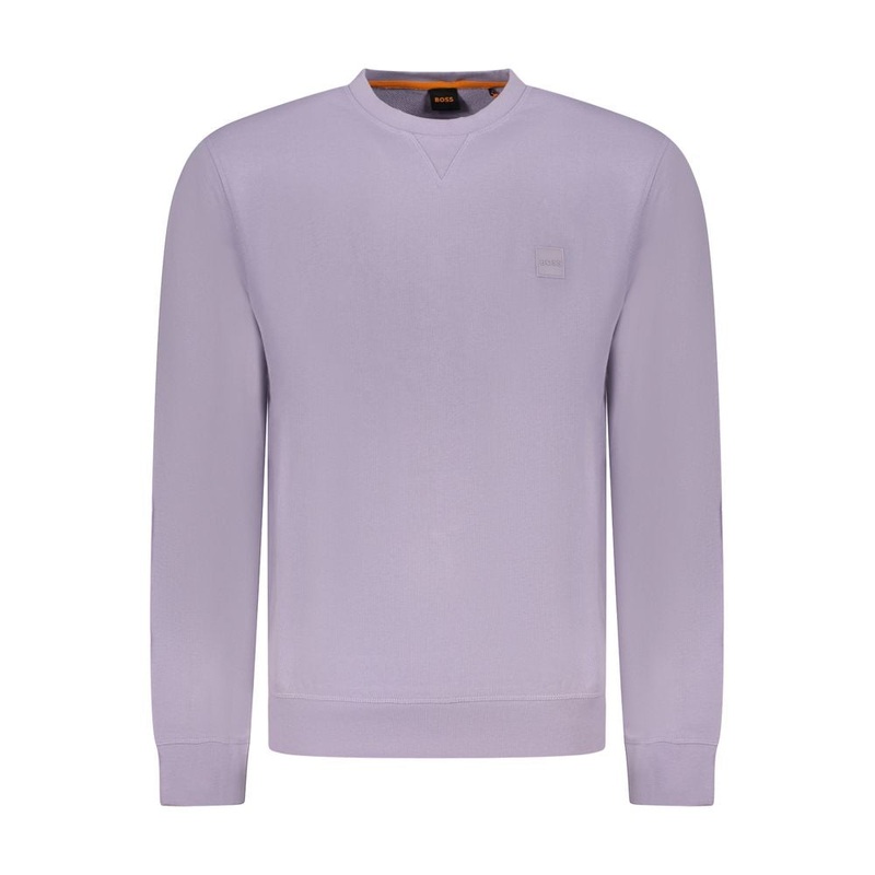 Hugo Boss Purple Cotton Sweater