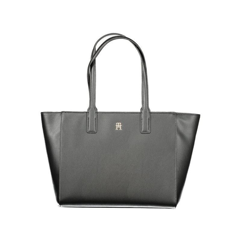 Tommy Hilfiger Black Recycled Polyester Women Handbag