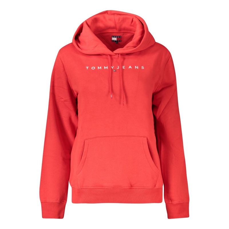 Tommy Hilfiger Red Organic Cotton Women Sweater