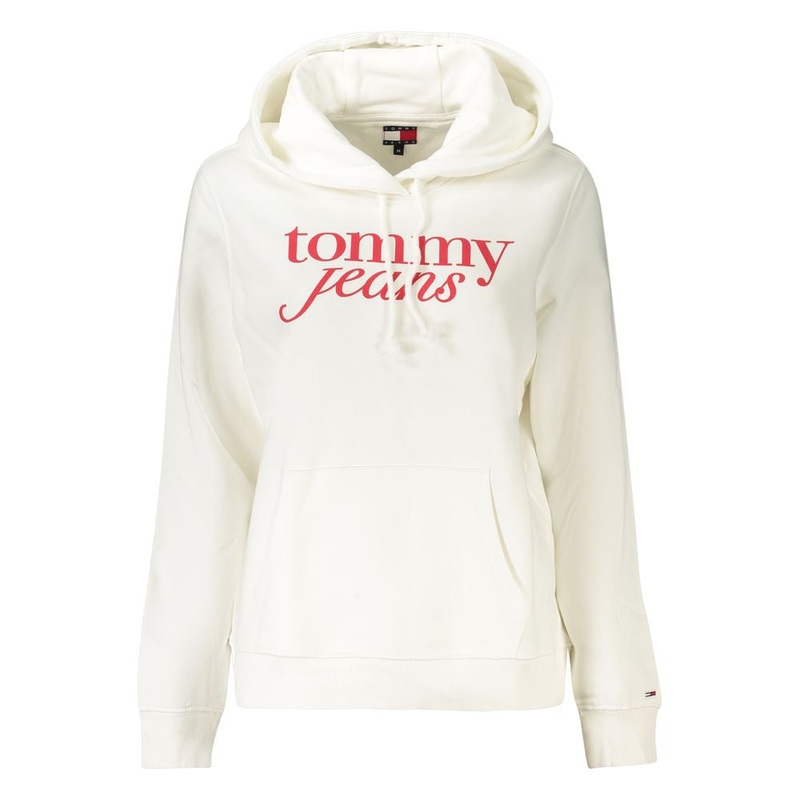Tommy Hilfiger White Cotton Women’s Hooded Sweater