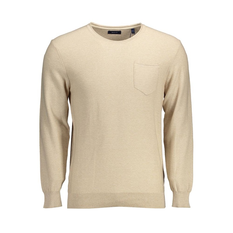Gant Beige Cotton Men Sweater|S|XL|XXL