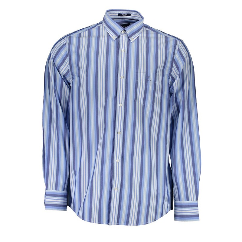 Gant Blue Cotton Men Shirt|S|M