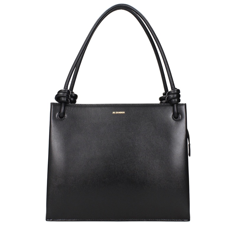 Jil Sander Black Leather Handbags
