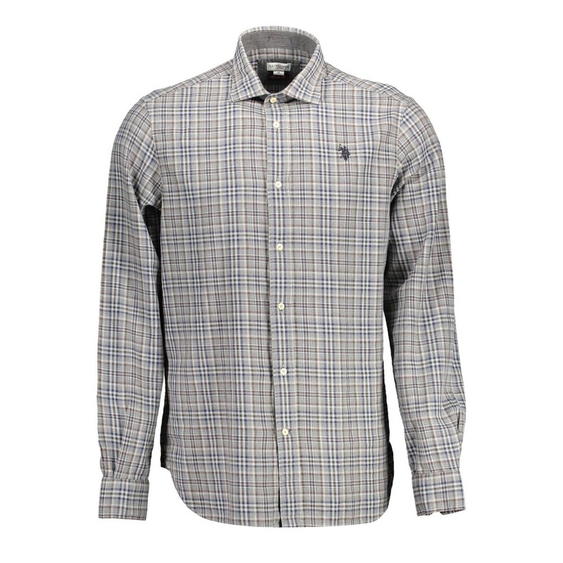 U.S. POLO ASSN. Brown Cotton Men Shirt