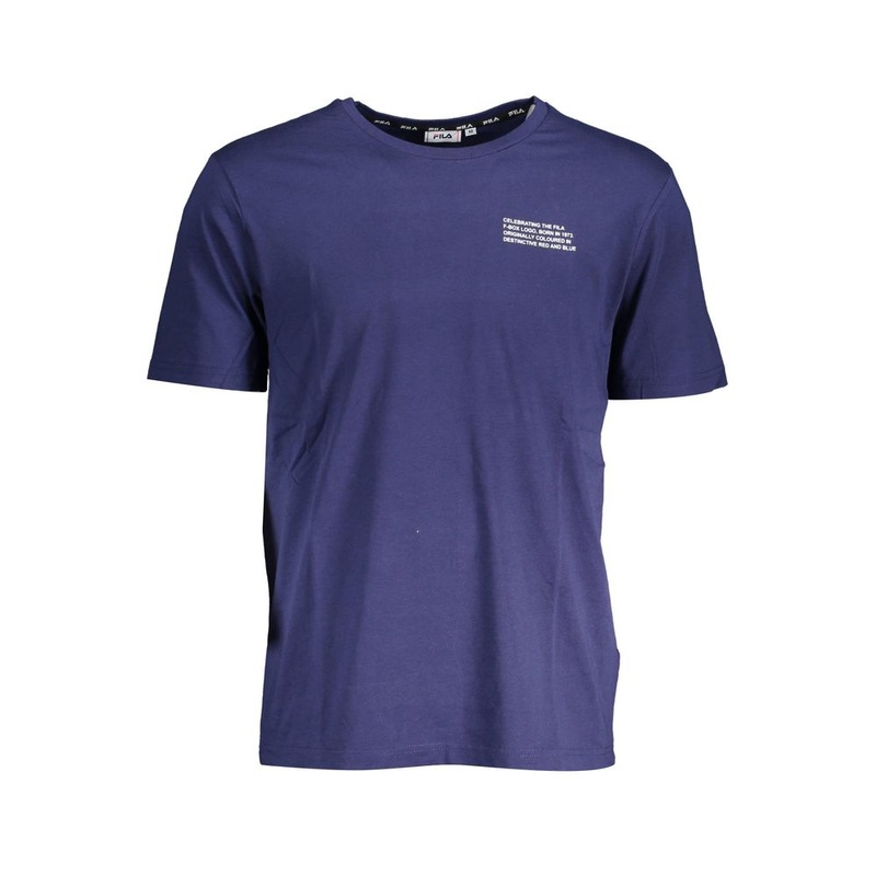 Fila Blue Cotton T-Shirt|S|M|XL|L