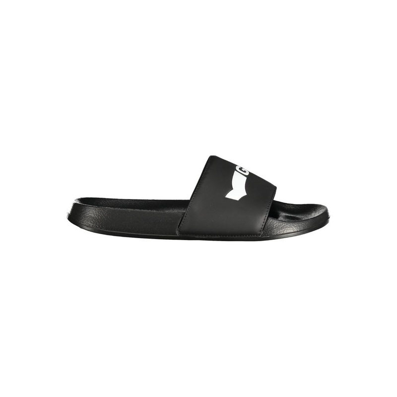 Gas Black Polyester Men Sandal