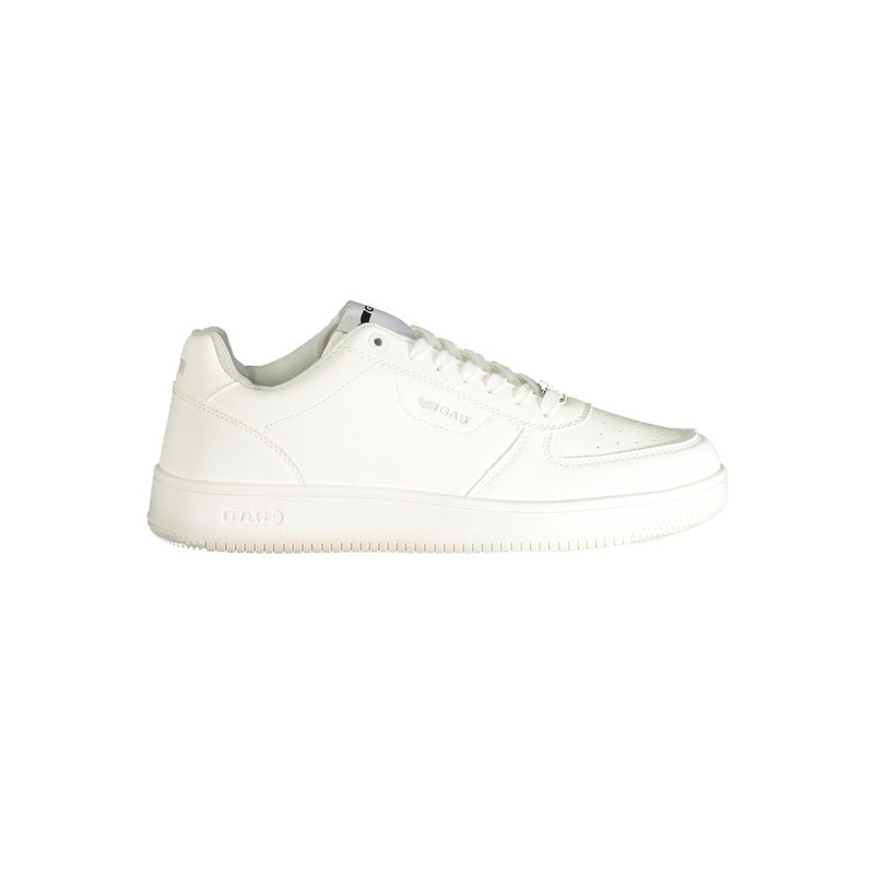 Gas White Polyester Men Sneaker