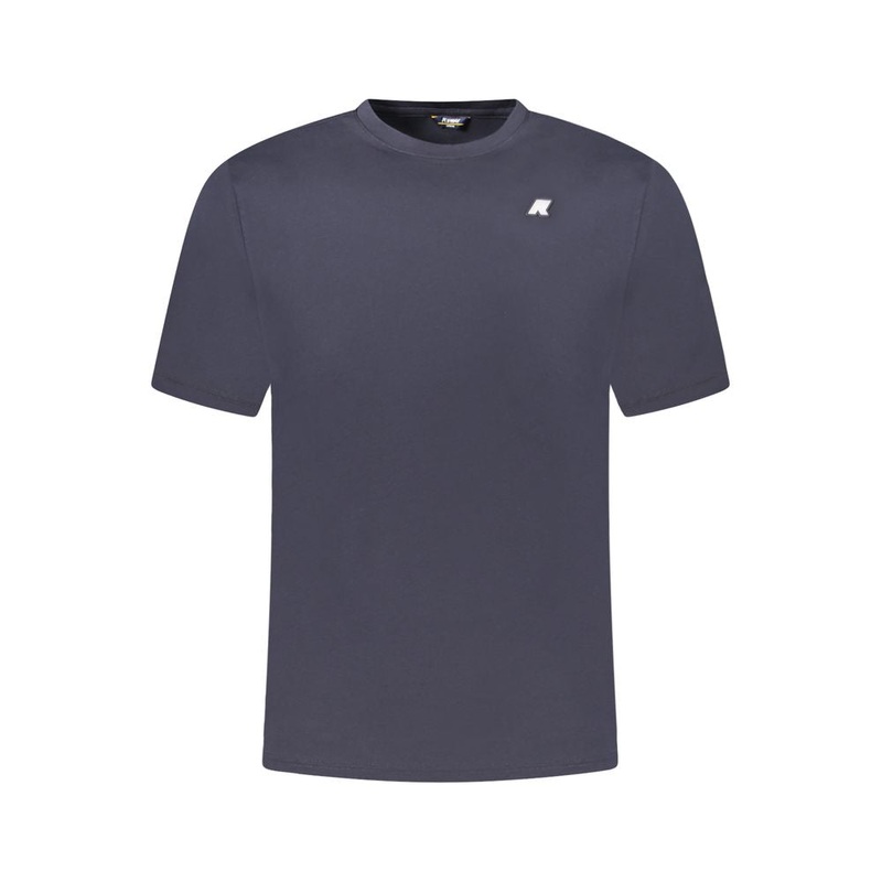 K-WAY Blue Cotton Men T-Shirt|S|M