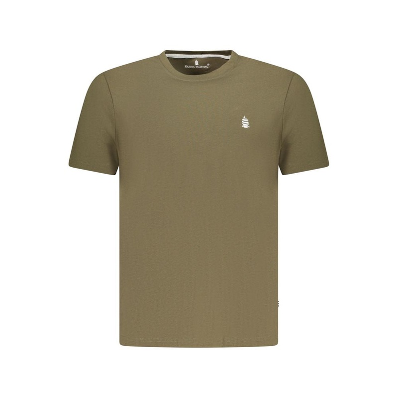 Marina Yachting Green Cotton Men T-Shirt