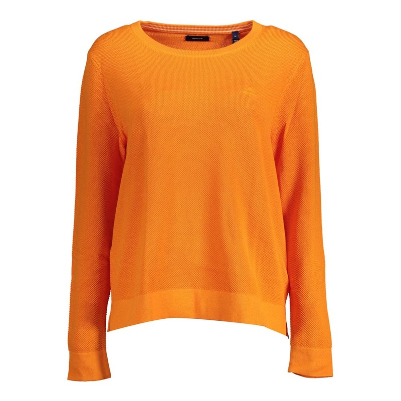 Gant Orange Cotton Sweater|L