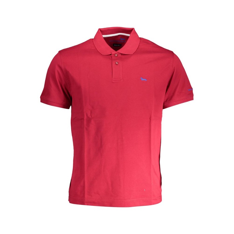 Harmont & Blaine Red Cotton Polo Shirt