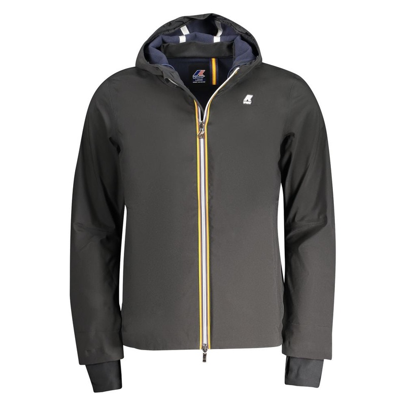 K-WAY Black Polyester Men Jacket