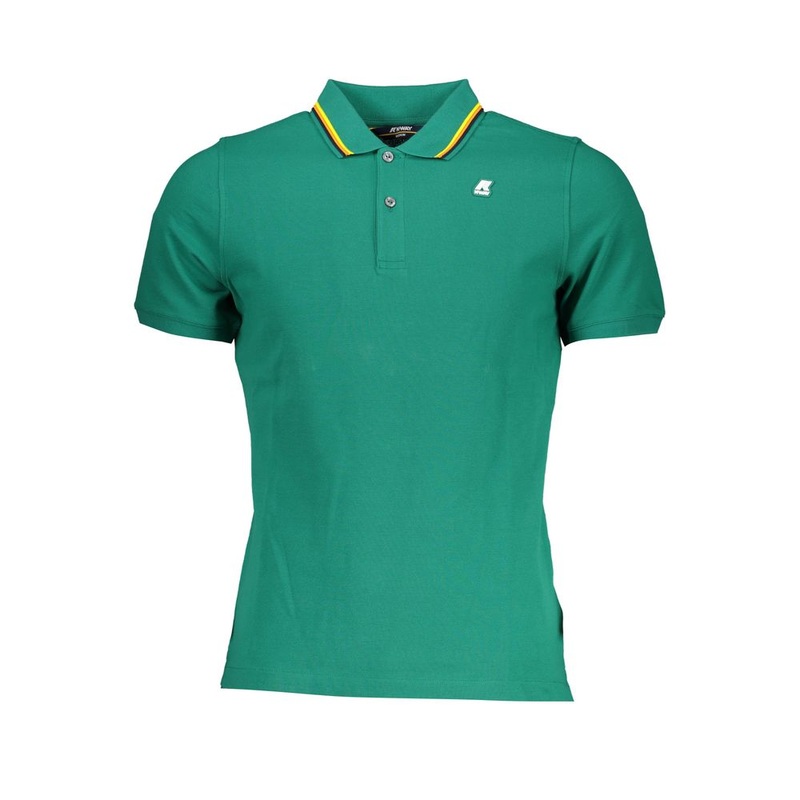 K-WAY Green Cotton Polo Shirt|S
