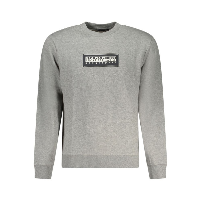 Napapijri Gray Cotton Sweater|S|M|XL|XXL|3XL