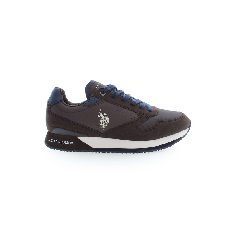 U.S. POLO ASSN. Brown Polyester Sneaker