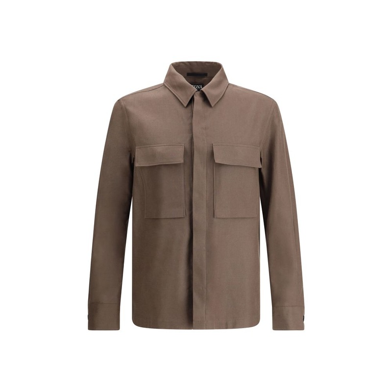 ZEGNA Linen Shirt Jacket|XL