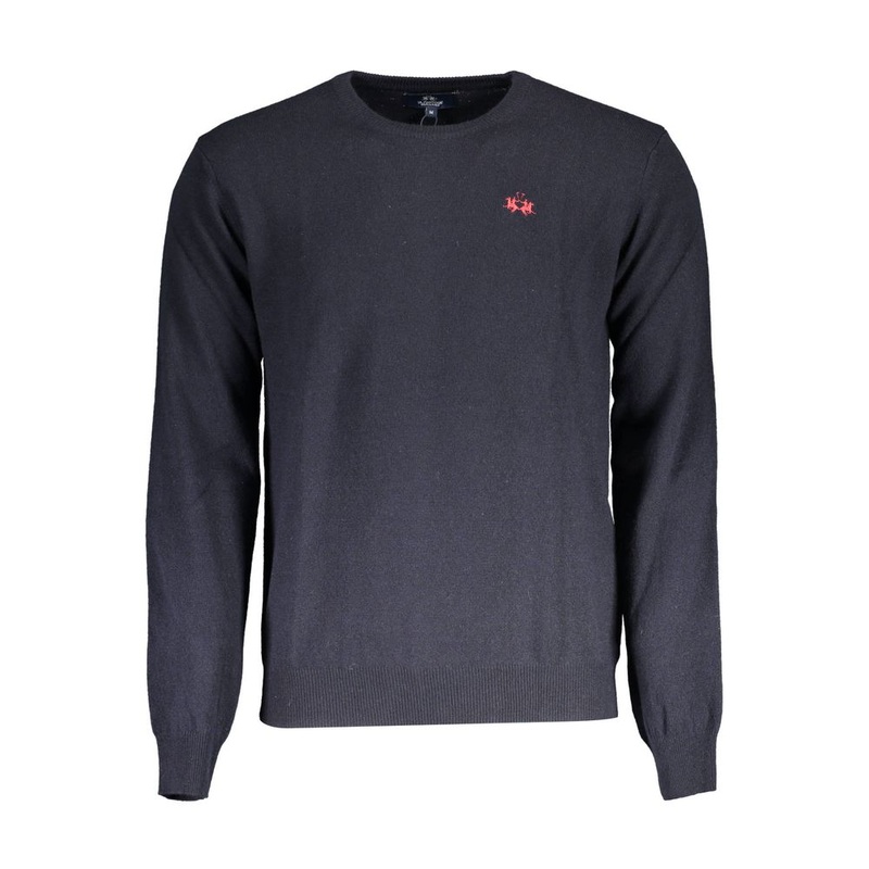 La Martina Blue Wool Sweater|M|L|XL|XXL|3XL