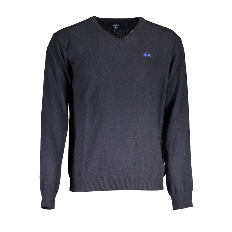La Martina Blue Wool Sweater|S|M|L|XL|XXL|3XL