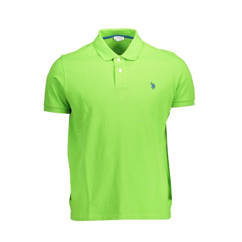 U.S. POLO ASSN. Green Cotton Polo Shirt