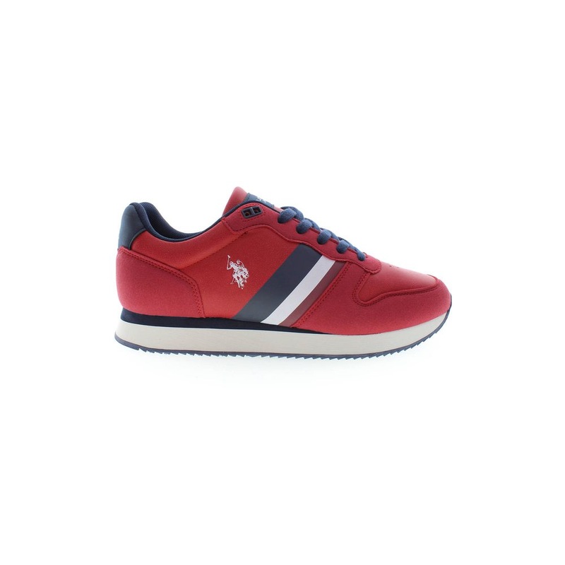 U.S. POLO ASSN. Red Polyester Sneaker